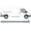 Sliding door sill repair panel