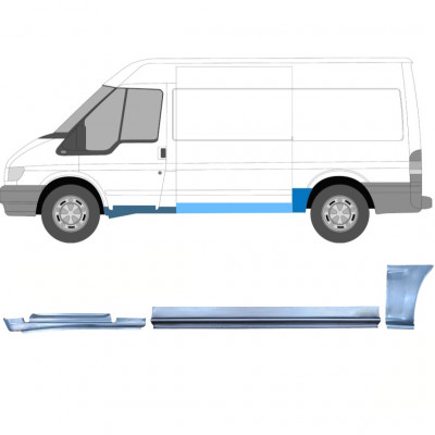 FORD TRANSIT 2000-2013 MWB REPAIR PANEL / SET / LEFT