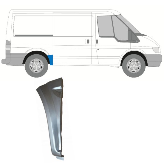 Rear wing repair panel
