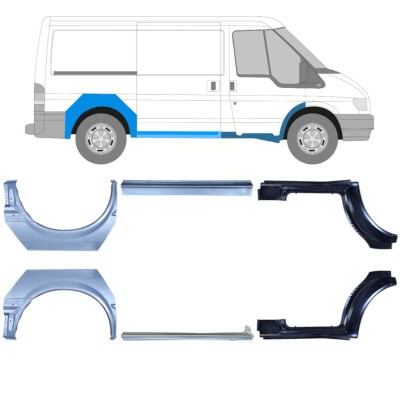 Repair panel set for Ford Transit 2000-2013 / Left+Right / 15024