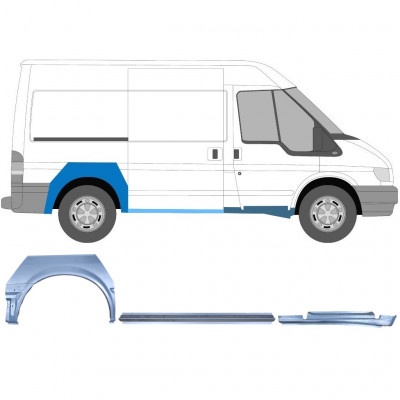 Repair panel set for Ford Transit 2000-2013  / SWB / Right /  12432