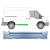 Inner sliding door repair panel