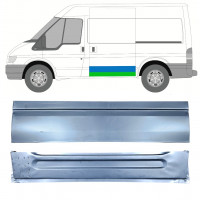 Outer lower sliding door repair panel for Ford Transit 2000-2013  / SWB / Left / Set 12666