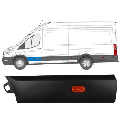 Front door trim for Ford Transit 2014- / Left / Set 14665