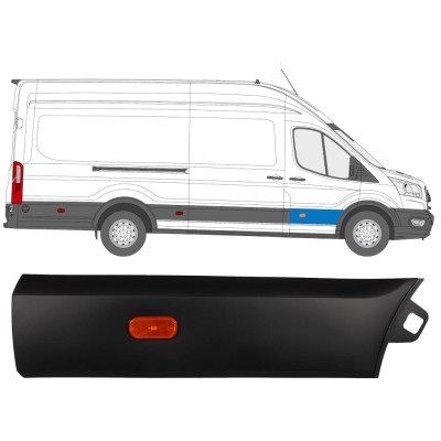 Front door trim for Ford Transit 2014- / Right / Set 14664