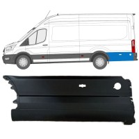 Rear fender side trim behind the wheel for Ford Transit 2014- / Left 14677