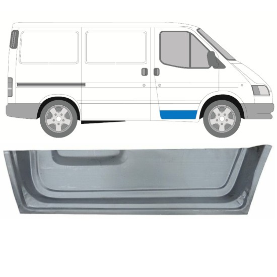 Inner front door repair panel for Ford Transit 1986-2000 / Right 16022