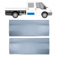 Rear door repair panel for Ford Transit 2000-2013 / Left = Right (symmetrical) / Double cab / Set 9700