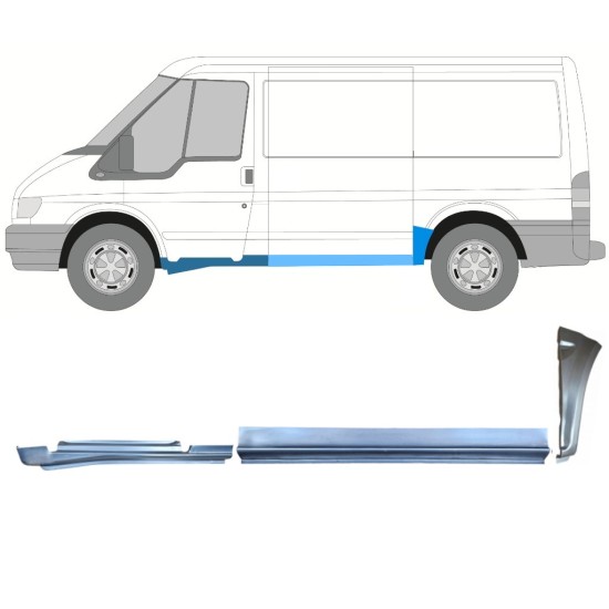 Repair panel set for Ford Transit 2000-2013 / Left / 15020
