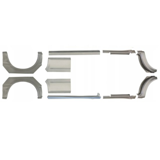 Sill and rear wing repair panel for Ford Transit 2000-2013 / Left+Right / Set 10640