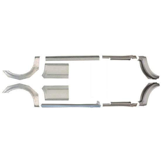 Sill and rear wing repair panel for Ford Transit 2000-2013 / Left+Right / Set 10630