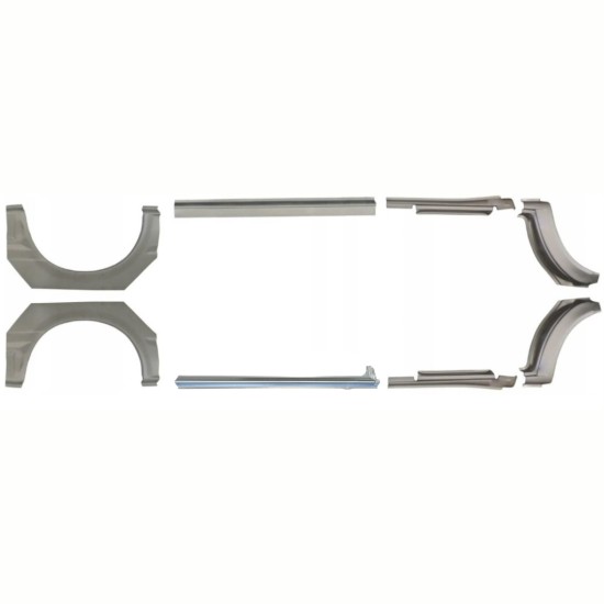 Sill and rear wing repair panel for Ford Transit 2000-2013 / Set 9692