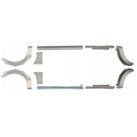 Sill and rear wing repair panel for Ford Transit 2000-2013 / Left+Right / Set 10637