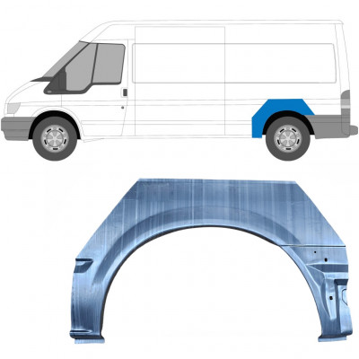 Rear wing repair panel for Ford Transit 2000- / MWB / LWB / Left 7159