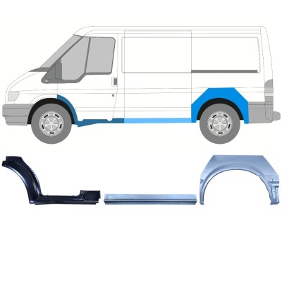 Repair panel set for Ford Transit 2000-2013 / Left / 15023