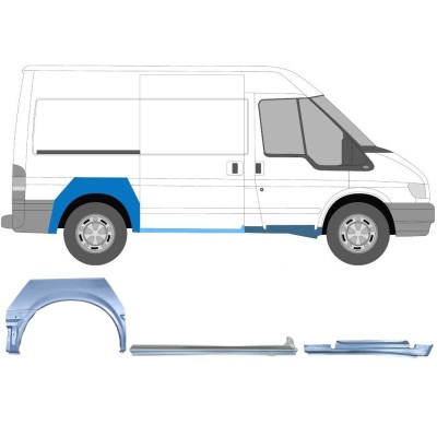 Repair panel set for Ford Transit 2000-2013 / Right / 12432