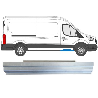 Sill repair panel for Ford Transit 2014- / Left = Right (symmetrical) 14737