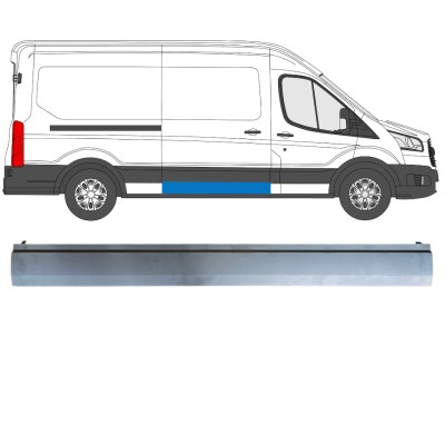 Sliding door repair panel for Ford Transit 2014- / Right 14920