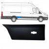 Rear wing side trim