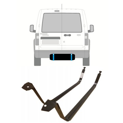 Fuel tank straps for Ford Transit Connect 2003-2013 14958