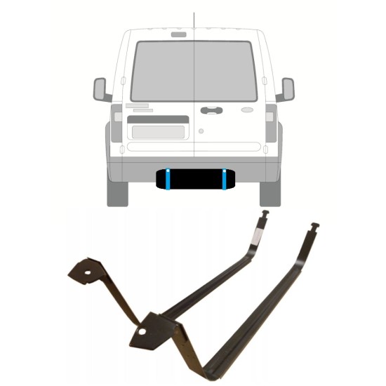 Fuel tank straps for Ford Transit Connect 2003-2013 14958
