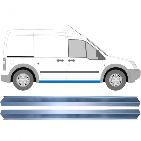 Sill repair panel for Ford Transit Connect 2003-2013 / Left = Right (symmetrical) / Set 9524