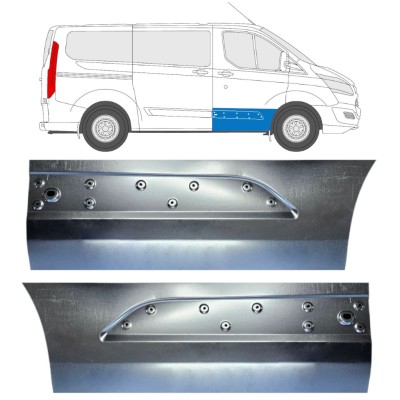 Front door repair panel for Ford Transit Custom 2013-2023 / Left+Right / Set 15967
