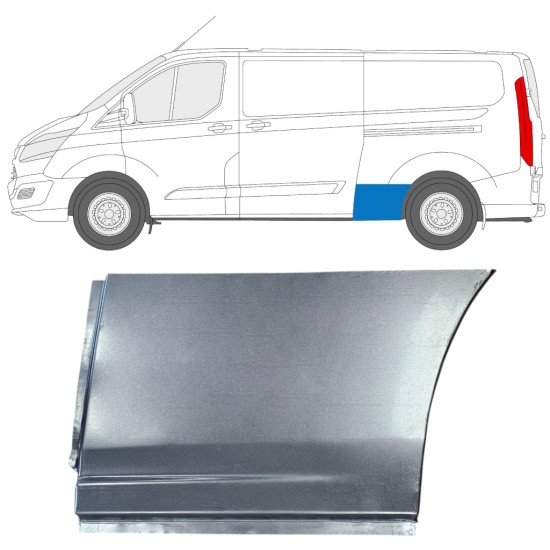 Rear wing repair panel for Ford Transit Custom 2013-2023 / Left 15971