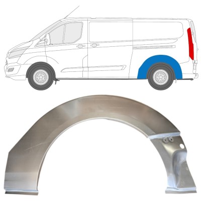 Rear wing repair panel for Ford Transit Custom 2013-2023 / Left 14648