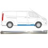 Sliding door sill repair panel