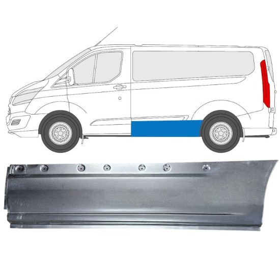 Side repair panel for Ford Transit Custom 2013-2023 / Left 15974