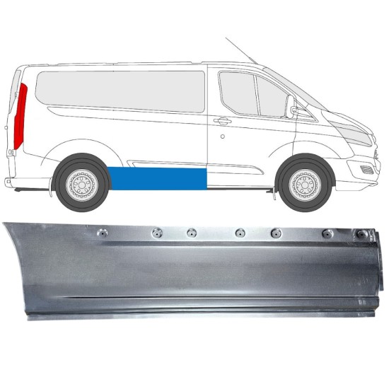 Side repair panel for Ford Transit Custom 2013-2023 / Right 15973