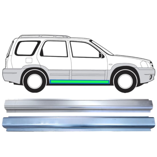 Sill and inner sill repair panel for Mazda Tribute 2001-2008 / Left = Right (symmetrical) 15598