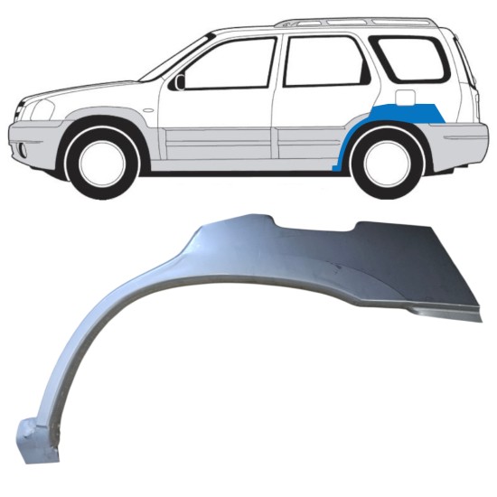 Rear wing repair panel for Mazda Tribute 2001-2008 / Left 15781