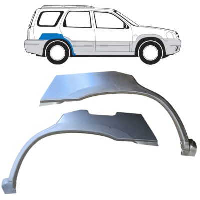 Rear wing repair panel for Mazda Tribute 2001-2008 / Left+Right / Set 15782