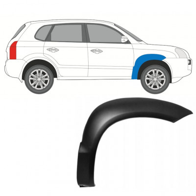 HYUNDAI TUCSON 2004-2010 FRONT ARCH COVER PANEL / RIGHT