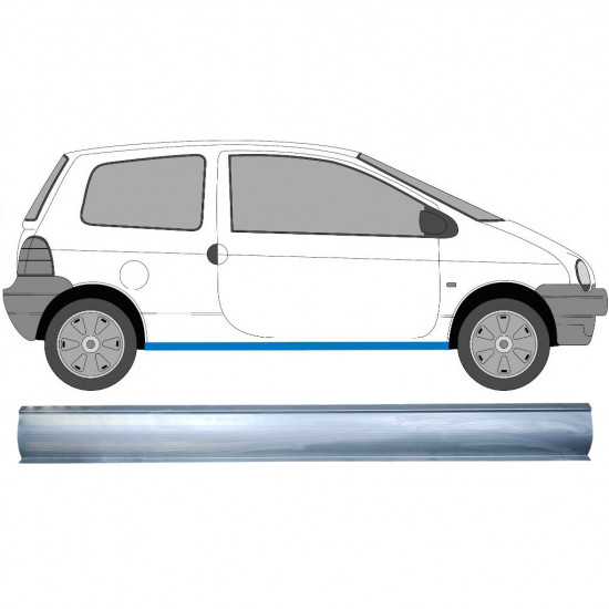 Sill repair panel for Renault Twingo 1993-2007 / Left = Right (symmetrical) 8879