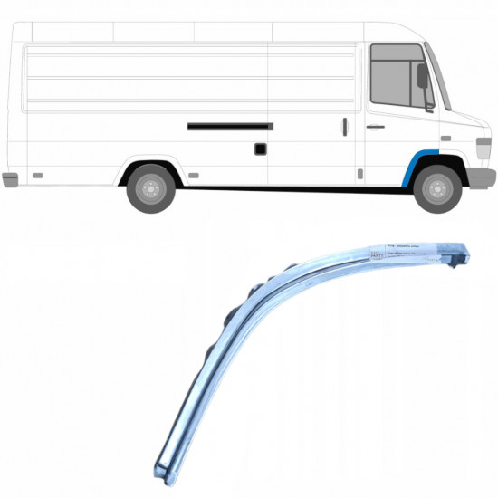 MERCEDES VARIO 1996- FRONT WHEEL ARCH / RIGHT
