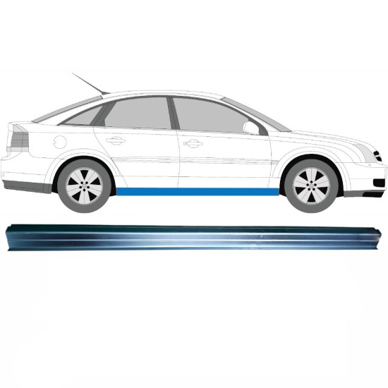 Lower sill repair panel for Opel Vectra C 2002-2009 / Left = Right (symmetrical) 16097