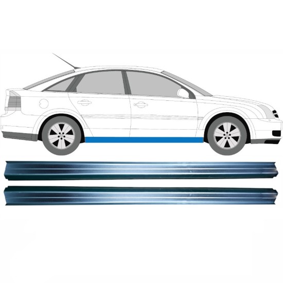 Lower sill repair panel for Opel Vectra C 2002-2009 / Left+Right / Set 16098
