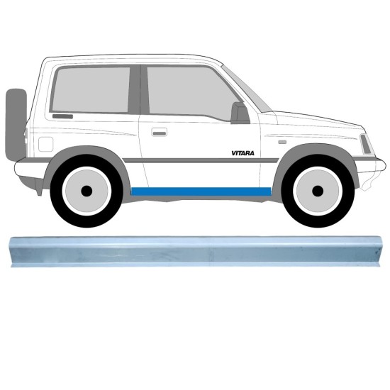 Sill repair panel for Suzuki Vitara 1988-1998 / Left = Right (symmetrical) 15124
