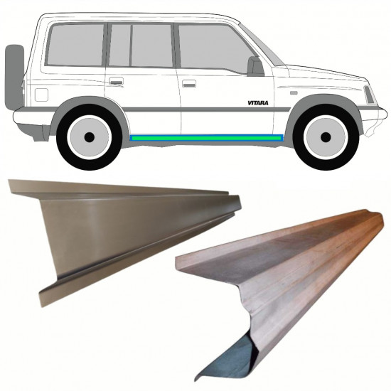 Inner and outer sill repair panel for Suzuki Vitara 1988-1998 / Left = Right (symmetrical) / Set 8596