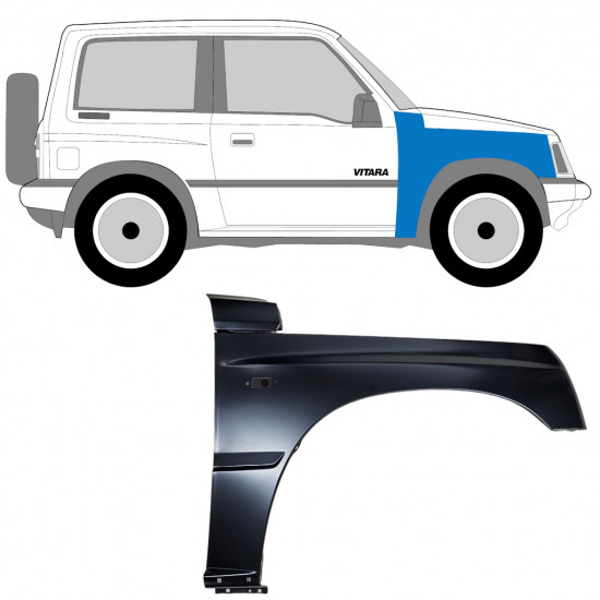 SUZUKI VITARA 1988-1998 FRONT WING / RIGHT