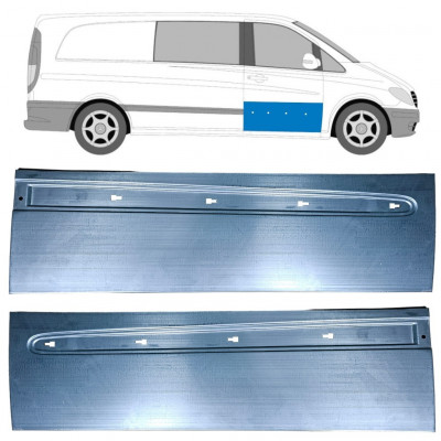 Front door repair panel for Mercedes Vito W639 2003-2014 / Left / Right / Left+Right / Set 12913