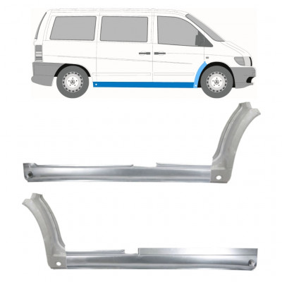 MERCEDES VITO 1996-2003 FRONT WHEEL ARCH + SILL REPAIR PANEL / LEFT + RIGHT