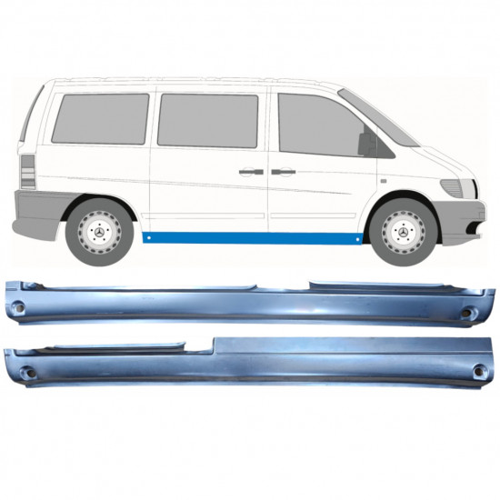 Sill repair panel for Mercedes Vito 1996-2003 / Left+Right / Set 9474