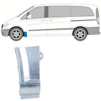 Front wing repair panel for Mercedes Vito W639 2003-2014 / Left 16810