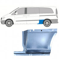 Rear wing repair panel for Mercedes Vito 2003- / LWB / Left 11861