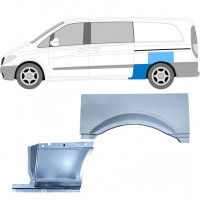 Rear wing repair panel for Mercedes Vito 2003- / LWB / Left / Set 11865