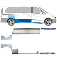 Repair panel set for Mercedes Vito W639 2003-2014 / Left+Right / 14787